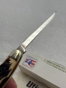 Utica Cutlery Company 2 Blade Muskrat Style Pocket Knife Made In NY USA New In Box
