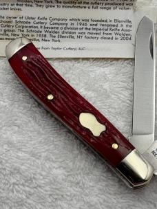 Schrade Walden Everlastingly Sharp Series Knives 2 Blade Trapper Made In USA (49)