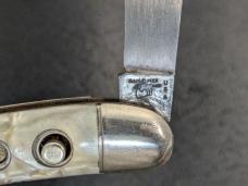 Vintage Imperial Hammer Brand Toothpick automatic folding knife, used.