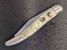 Vintage Imperial Hammer Brand Toothpick automatic folding knife, used.
