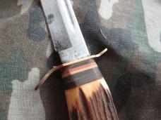 VTG EDGE MARK Solingen GERMANY 461 Stag Horn Antler Fixed Blade Knife