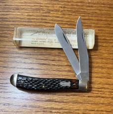 VINTAGE '74-'83 SCHRADE NY USA 293 POCKET KNIFE - 293 VIEW TUBE BOX 