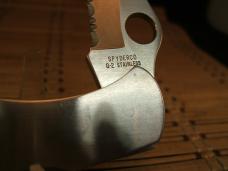 SPYDERCO SEKI-CITY JAPAN STAINLESS VINTAGE 1994 COIS WORKER LIGHT USE KNIFE & LEATHER BELT SHEATH