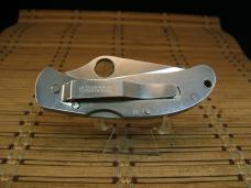 SPYDERCO SEKI-CITY JAPAN STAINLESS VINTAGE 1994 COIS WORKER LIGHT USE KNIFE & LEATHER BELT SHEATH