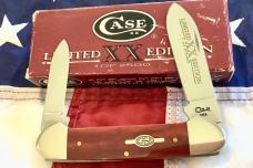 1999 Case xx Canoe w/ Red Bone Handles (mdl# 62131) Saturn Shield & 1 of 2500 -NOS & Minty