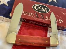 1999 Case xx Canoe w/ Red Bone Handles (mdl# 62131) Saturn Shield & 1 of 2500 -NOS & Minty