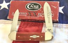 1999 Case xx Canoe w/ Red Bone Handles (mdl# 62131) Saturn Shield & 1 of 2500 -NOS & Minty