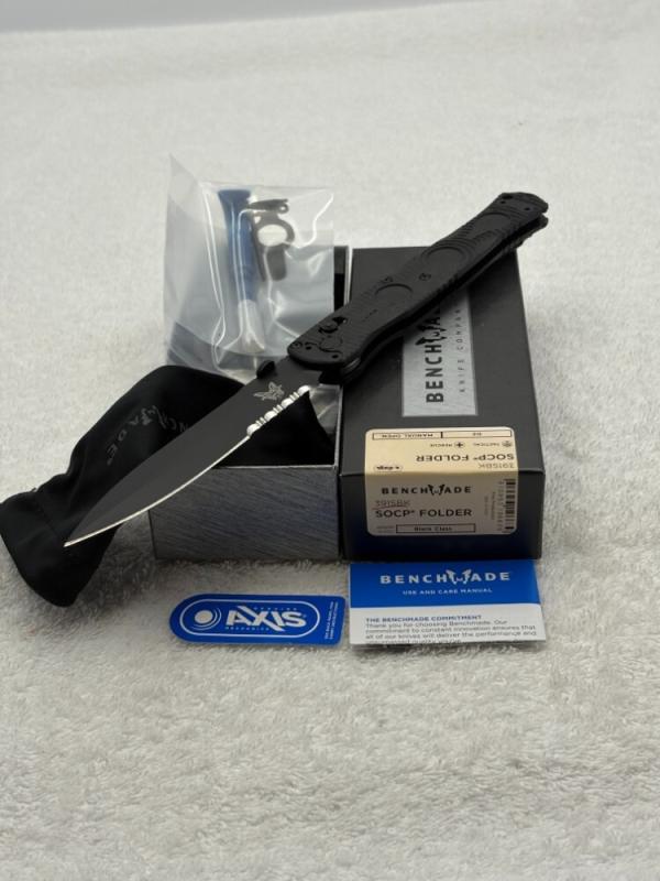 Benchmade 391SBK SOCP Folder First Production #860 / 1200 New In Box Made In USA
