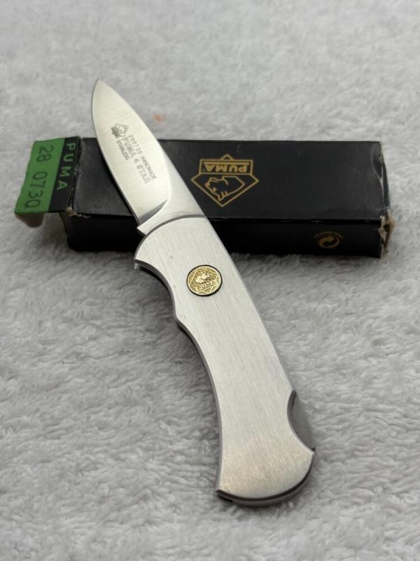 Puma 4 Star Mini Folder Pocket Knife Made In Solingen Germany New In Box