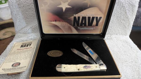 Case XX Trapper USA Navy