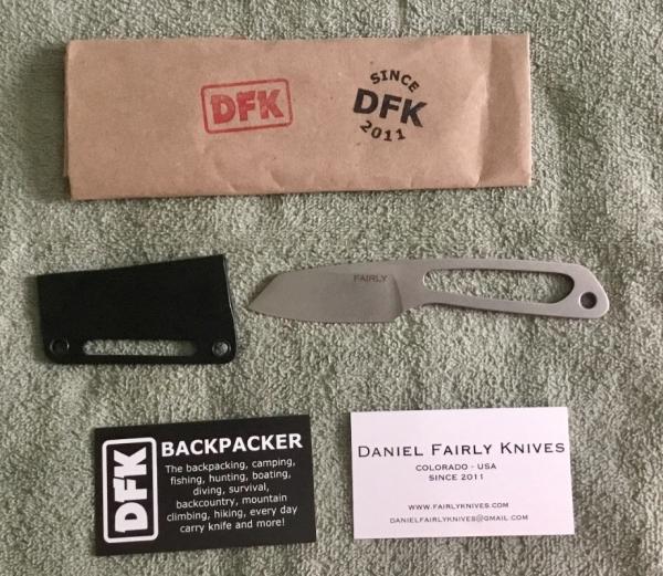 Custom Daniel Fairly Backpacker Knife Mint