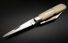 Great Eastern Cutlery Waynorth #86 The Rider Harness Jack Smooth White Bone Charlie Campagna SFO GEC