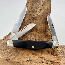 Buck USA Vintage Model 303 Cadet Three Blade Stockman Folding Pocket Knife (20)