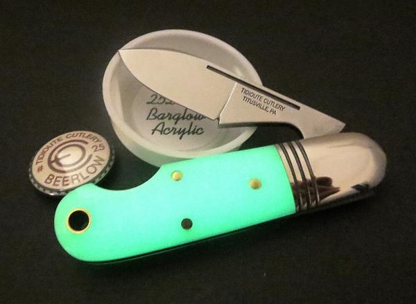 Great Eastern Cutlery #25 EO Beerlow Barglow Acrylic GEC Easy Open 252123 Great Eastern Cutlery #25 EO Beerlow Barglow Acrylic GEC Easy Open 252123