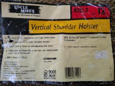 Uncle Mikes LH Vertical Shoulder Holster for Thompson Contender