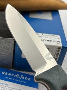 Benchmade 162 Bushcrafter Fixed Blade Sheath Knife Made In USA New In Box