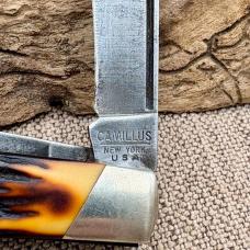 Camillus Model 89 New York USA Vintage 3 Blade Folding Stockman PocketKnife (40)