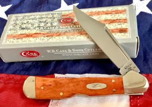 Case xx 2019 Mini Copperlock (61749 L SS) w/ Smooth Chestnut Bone Handles -NOS