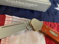Case xx 2019 Mini Copperlock (61749 L SS) w/ Smooth Chestnut Bone Handles -NOS