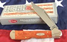 Case xx 2019 Mini Copperlock (61749 L SS) w/ Smooth Chestnut Bone Handles -NOS