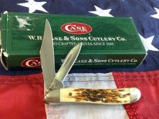 Case xx 2003 Peanut (6220) w/ Burnt Amber Bone Handles -NOS