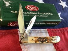 Case xx 2003 Peanut (6220) w/ Burnt Amber Bone Handles -NOS