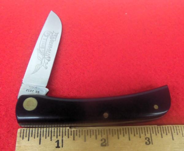 CASE XX 2137 SOD BUSTER JR HENRY COUNTY, VA. KNIFE #24 OF 200 UNUSED