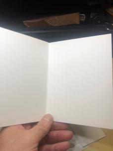 Custom Knife Greeting Card