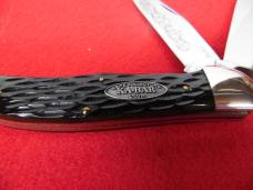 KABAR CLUB KNIFE FOLDING HUNTER 1996 JIGGED BONE FOLDING HUNTER  5" MINT #1709 UNUSED SUPER CATCH