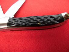 KABAR CLUB KNIFE FOLDING HUNTER 1996 GREEN BONE FOLDING HUNTER  5" MINT #1709 UNUSED SUPER CATCH