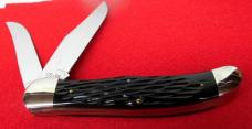 KABAR CLUB KNIFE FOLDING HUNTER 1996 GREEN BONE FOLDING HUNTER  5" MINT #1709 UNUSED SUPER CATCH
