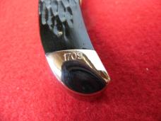 KABAR CLUB KNIFE FOLDING HUNTER 1996 GREEN BONE FOLDING HUNTER  5" MINT #1709 UNUSED SUPER CATCH