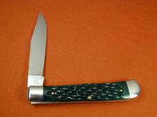 Weed & Co. Green Jigged Bone Trapper Knife from Cooper Cutlery USA 5119GJB