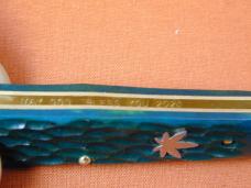 Weed & Co. Green Jigged Bone Trapper Knife from Cooper Cutlery USA 5119GJB