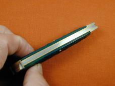 Weed & Co. Green Jigged Bone Trapper Knife from Cooper Cutlery USA 5119GJB