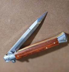 11"FRANK BELTRAME 4MM "RED HEART WOOD" "EXTREMELY NICE "ITALIAN STILETTO