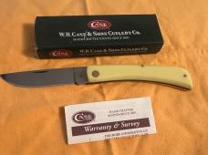 2005  CASE XX CLASSIC LARGE SOD BUSTER W/YELLOW HANDLES & CV BLADE. UNUSED & IN MINT CONDITION!