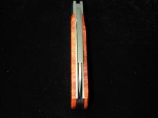 Dollar Knife Co. Red Burl Maple Wood with Black Shield Jack Knife from Cooper Cutlery USA RBM BLS