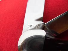 KABAR CLUB KNIFE FOLDING HUNTER 1997 RED BONE FOLDING HUNTER  5" MINT #1709 UNUSED SUPER CATCH