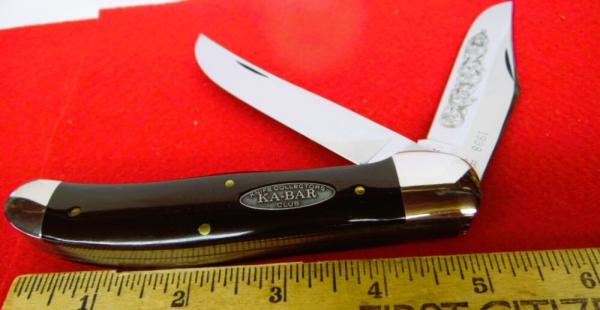 KABAR CLUB KNIFE FOLDING HUNTER 1998 BUFFALO FOLDING HUNTER  5