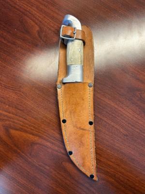 Rare Early Unstamped Ruana Fighting Knife from 1938-43 Unused Never sharpened Original Sheath