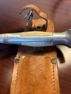 Rare Early Unstamped Ruana Fighting Knife from 1938-43. Unused, Never sharpened. Original Sheath. 