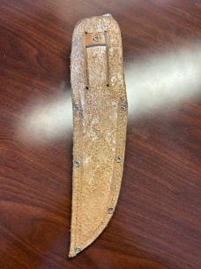 Rare Early Unstamped Ruana Fighting Knife from 1938-43. Unused, Never sharpened. Original Sheath. 