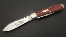Great Eastern Cutlery #85 Bullet End Jack Crown Lifter Natural Canvas Micarta GEC 852221CL