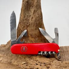 VICTORINOX GENUINE RED SPARTAN 91mm 14-FUNCTION SWISS ARMY KNIFE CLEAN SHARP -66