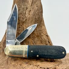 Rough Rider Barlow Black Micarta RR2210 Folding Pocket Knife 2 blade (123)