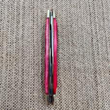 Hen And Rooster Vintage Red Jigged Bone Half Congress Knife Germany 322-BS (137)