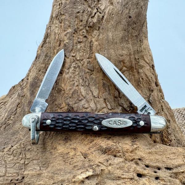 Case XX 1980 Vintage 6201 R USA 10 dots 2 blade Traditional Pen Knife (138)