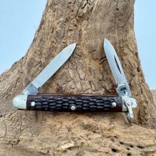 Case XX 1980 Vintage 6201 R USA 10 dots 2 blade Traditional Pen Knife (138)