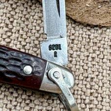 Case XX 1980 Vintage 6201 R USA 10 dots 2 blade Traditional Pen Knife (138)